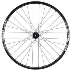 Quality Wheels SP Dynamo PL-8/DT R500 Front Wheel - 700, QR x 100mm, Center-Lock, Black, 32H - Front Wheel - SP Dynamo PL-8 / DT R500 Disc Front Wheel