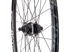 Quality Wheels SP Dynamo PL-8/DT R500 Front Wheel - 700, QR x 100mm, Center-Lock, Black, 32H - Front Wheel - SP Dynamo PL-8 / DT R500 Disc Front Wheel