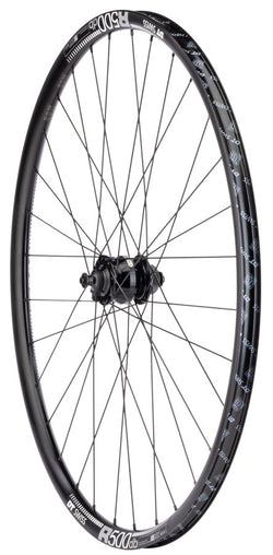 Quality Wheels SP Dynamo PL-8/DT R500 Front Wheel - 700, QR x 100mm, Center-Lock, Black, 32H UPC: 708752565227 Front Wheel SP Dynamo PL-8 / DT R500 Disc Front Wheel
