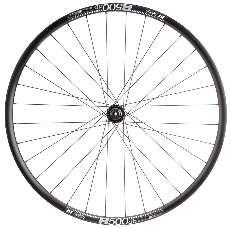 Quality Wheels Shimano/DT R500 Front Wheel - 700, QR x 100mm, Center-Lock, Black, 32H UPC: 708752565241 Front Wheel Shimano / DT R500 Front Wheel