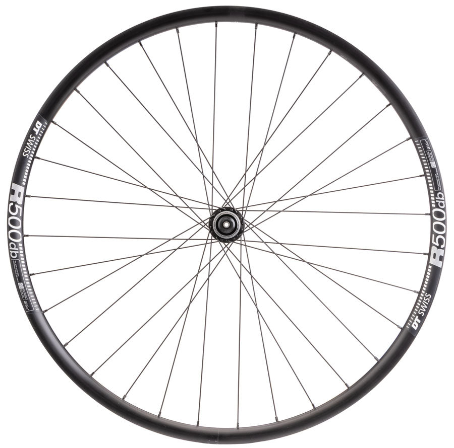 Quality Wheels Shimano/DT R500 Front Wheel - 700, QR x 100mm, Center-Lock, Black, 32H - Front Wheel - Shimano / DT R500 Front Wheel