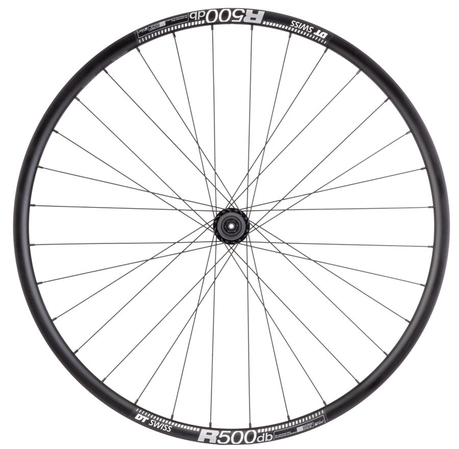 Quality Wheels Shimano/DT R500 Rear Wheel - 700, QR x 135mm, Center-Lock, Black, HG11 MTN, 32H UPC: 708752565265 Rear Wheel Shimano / DT R500 Rear Wheel
