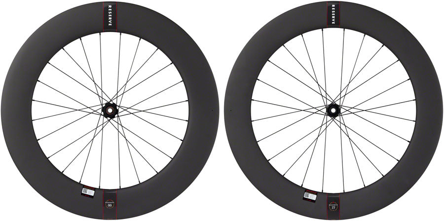 Reserve Wheels Reserve 77/88 Wheelset - 700, 12 x 100/12 x 142, Center-Lock, XDR, Carbon, DT 240 MPN: 89-24762 UPC: 192219430393 Wheelset 77/88 Wheelset