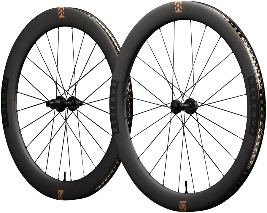Reserve Wheels Reserve 57/64 Turbulent Aero Wheelset - 700, 12 x 100/12 x 142, Center-Lock, XDR, Carbon, DT240 MPN: 89-29224 UPC: 192219495460 Wheelset Reserve 57/64 Turbulent Aero Wheelset