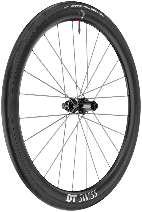 DT Swiss ARC 1100 Spline CS 38 Rear Wheel - 700, 12 x 142mm, Center-Lock, HG11 Road/XDR, Ratchet EXP 36, Black, WTS