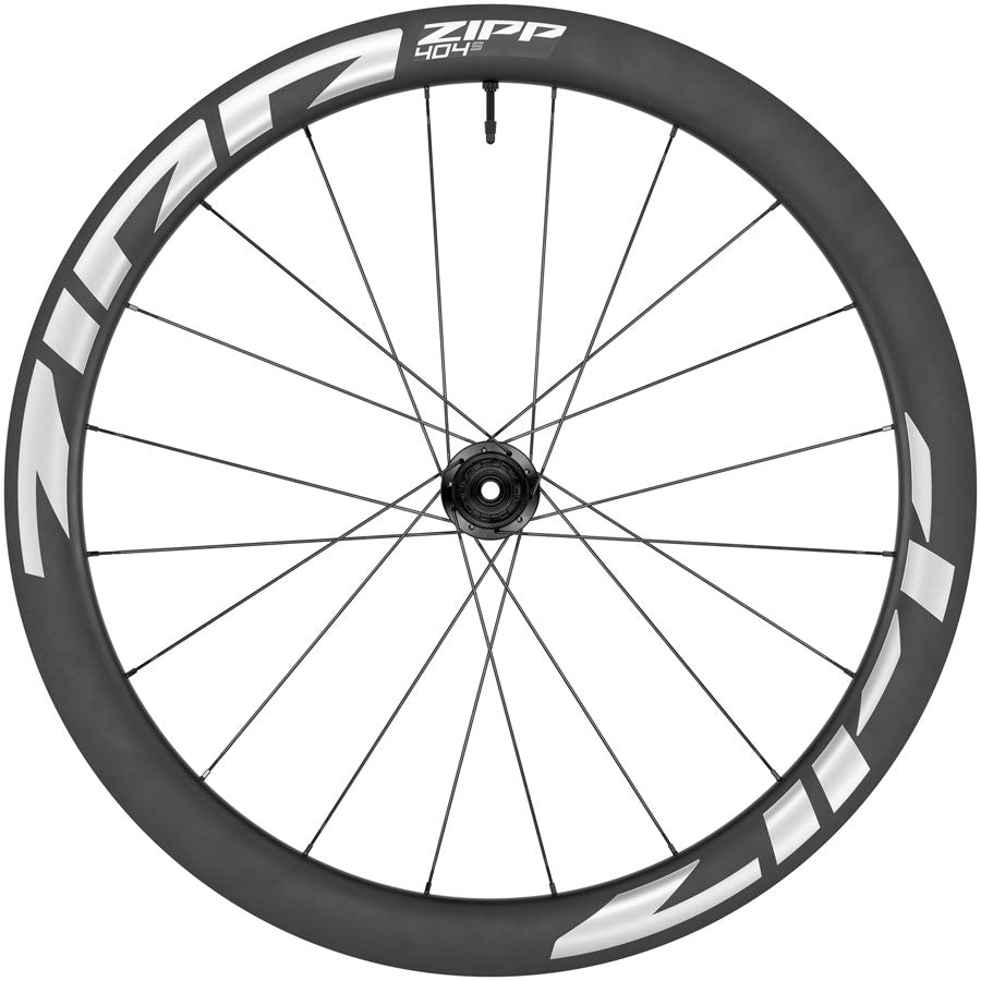 Zipp 404 S Rear Wheel - 700, 12 x 142mm, Center-Lock, Tubeless, Carbon, HG 10/11, Black/White, 20H, A1 MPN: 00.1918.803.003 UPC: 710845931390 Rear Wheel 404 S Rear Wheel - A1