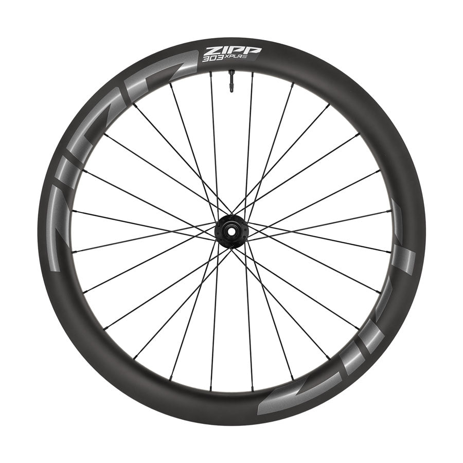 Zipp 303 XPLR S Front Wheel - 700, 12 x 100mm, Center-Lock, Tubeless, Carbon, Black/Dark Gray, 24H, B1