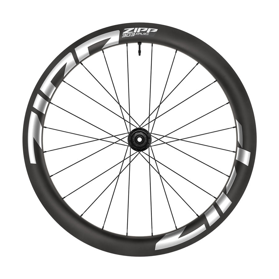 Zipp 303 XPLR S Rear Wheel - 700, 12 x 142mm, Center-Lock, Tubeless, Carbon, XDR, Black/White, 24H, B1 MPN: 00.1918.805.003 UPC: 710845931475 Rear Wheel 303 XPLR S Rear Wheel - B1