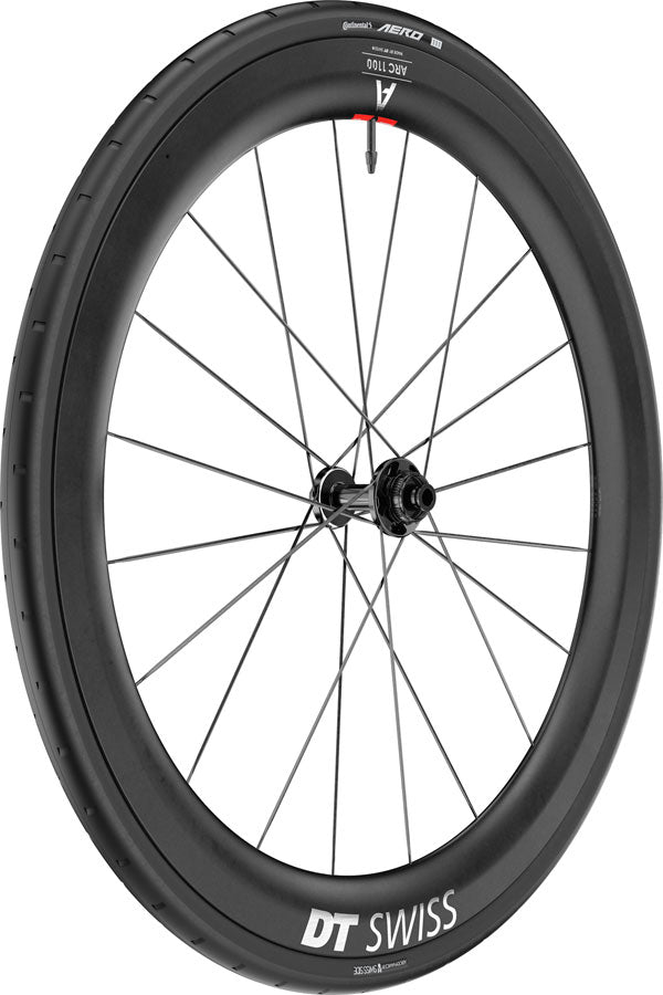 DT Swiss ARC 1100 DiCut 55 Front Wheel - 700, 12 x 100mm, Center-Lock, Black, WTS w/Aero 111 Tire MPN: WARC110AIDXCA30680 Front Wheel ARC 1100 DiCut Front Wheel