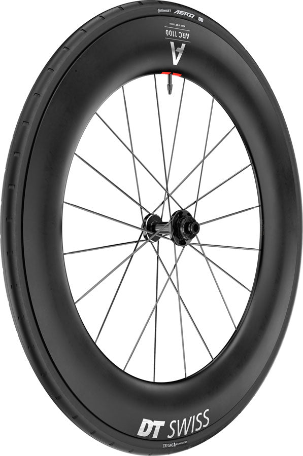 DT Swiss ARC 1100 DiCut 85 Front Wheel - 700, 12 x 100mm, Center-Lock, Black, WTS w/Aero 111 Tire MPN: WARC110AIDXCA30676 Front Wheel ARC 1100 DiCut Front Wheel