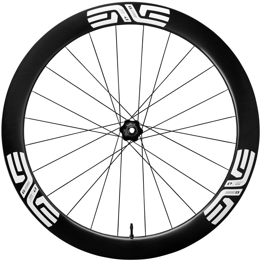 ENVE Composites G SES 4.5 Rear Wheel - 700, 12 x 142, Center-Lock, Micro Spline, Innerdrive 60pt, Black/White - Rear Wheel - G SES 4.5 Rear Wheel