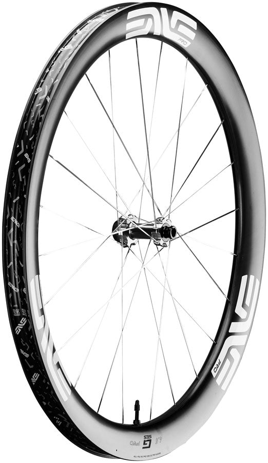ENVE Composites G SES 4.5 Pro Front Wheel - 700, 12 x 100, Center-Lock, Black/White MPN: 100-3325-014 UPC: 810214200697 Front Wheel G SES 4.5 Pro Front Wheel