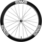 ENVE Composites G SES 4.5 Pro Front Wheel - 700, 12 x 100, Center-Lock, Black/White - Front Wheel - G SES 4.5 Pro Front Wheel