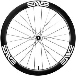 ENVE Composites G SES 4.5 Pro Front Wheel - 700, 12 x 100, Center-Lock, Black/White - Front Wheel - G SES 4.5 Pro Front Wheel