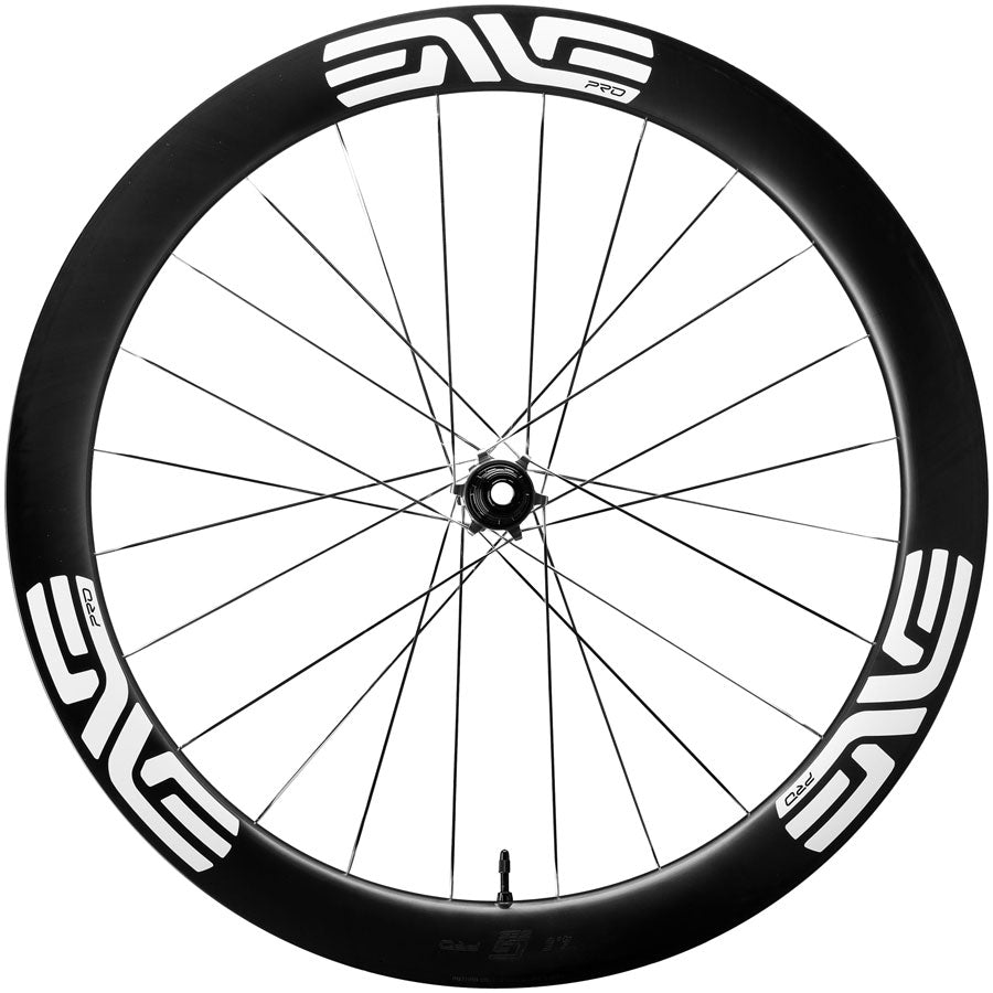 ENVE Composites G SES 4.5 Pro Rear Wheel - 700, 12 x 142, Center-Lock, Micro Spline, Innerdrive 60pt, Black/White - Rear Wheel - G SES 4.5 Pro Rear Wheel