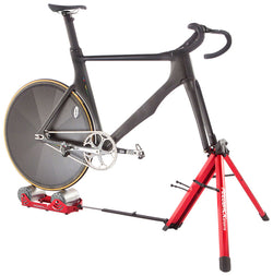 Feedback Sports Omnium Zero-Drive Rear Wheel Trainer - Fork Mount, No Resistance, Red - Rear Wheel Trainer - Omnium Zero-Drive Rear Wheel Trainer