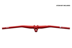 Title MTB AH1 Alloy Bars 35 Clamp - 25mm Rise Matte Red - Flat/Riser Handlebar - AH1