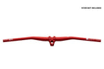 Title MTB AH1 Alloy Bars 35 Clamp - 38mm Rise Matte Red - Flat/Riser Handlebar - AH1
