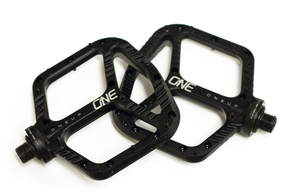 pedal aluminium OneUp Components Aluminum Platform Pedals, Black Pedals Pedal Type