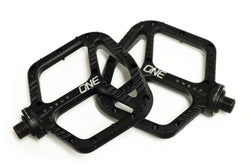 OneUp Components Aluminum Platform Pedals, Black - Pedals - Aluminum Platform Pedals