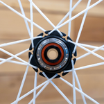 Berd Hawk30 GOLD Carbon White Spokes Wheelset - ESL Hubs 29" 15x110mm 12x148mm MPN: BERD-H30-GLD-WHT-PARENT Wheelset Hawk30 GOLD