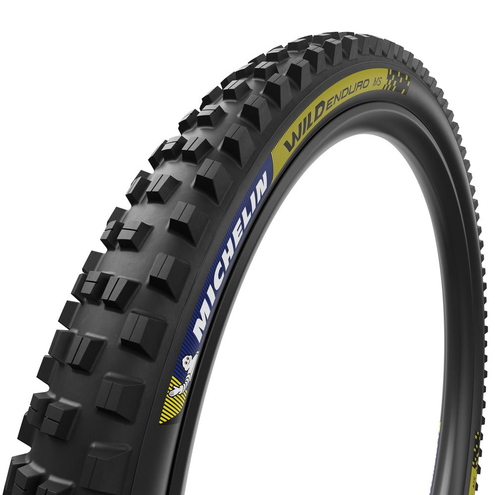 Michelin Wild Enduro MS Racing Line Tire - 29 x 2.4, Tubeless, Folding, Blue & Yellow Decals - Tires - Wild Enduro MS Racing Line Tire