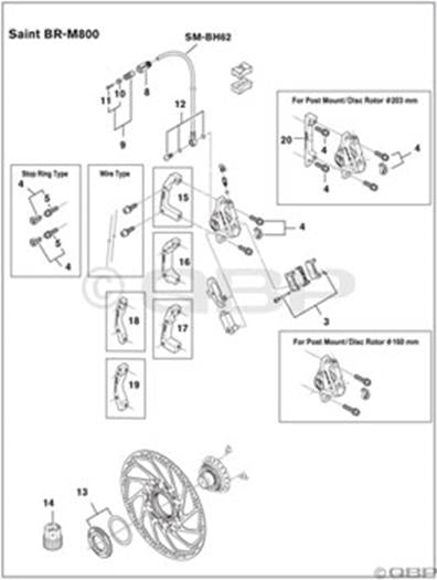 Shimano Brake Hose Olive - Disc Brake Hose Parts - Hose Small Parts