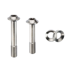 Trickstuff Caliper Bolts Spherical M6x33mm/39mm & Washers Ti MPN: BSSTAXXXN0000S Disc Caliper Part Bolts Spherical M6x33/39 &Washers
