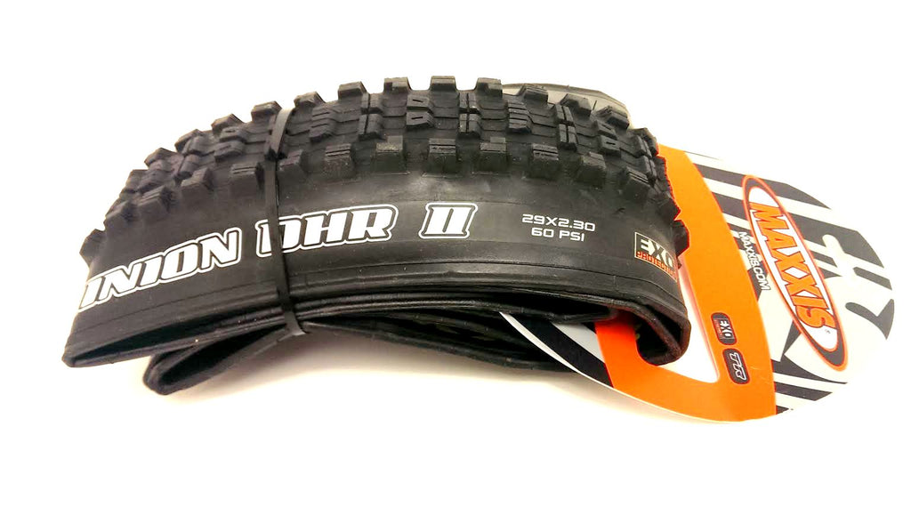 Maxxis Minion DHF 29x2.5 EXO TR WT and DHR II 29x2.3 TR Tires Pair 29er Black Tire MPN: TB96800000, TB96776000 Tires Minion DHF Tire