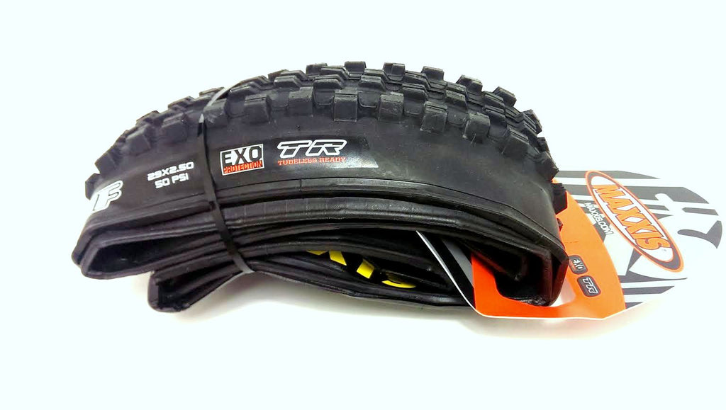 Maxxis Minion DHF 29x2.5 EXO TR WT and DHR II 29x2.3 TR Tires Pair 29er Black Tire - Tires - Minion DHF Tire