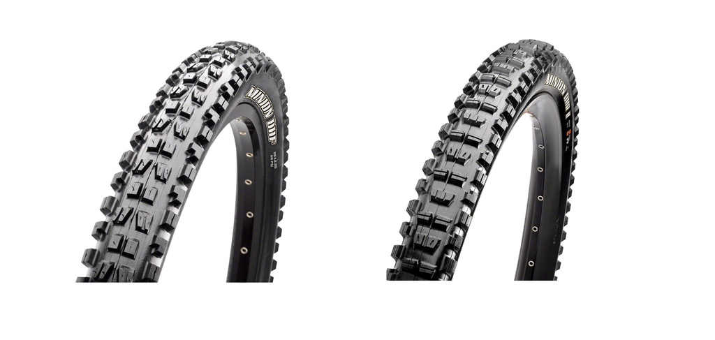 Maxxis Minion DHF 29x2.3 and DHR II 29x2.3 Tire Combo EXO Maxxis Minion DHF 29x2.3 and DHR II 29x2.3 Tire Combo EXO