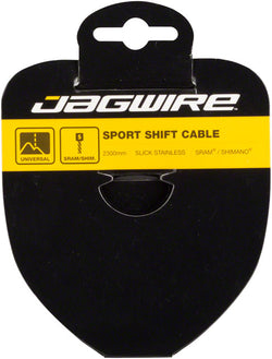 Jagwire Sport Shift Cable - 1.1 x 2300mm, Slick Stainless Steel, For SRAM/Shimano MPN: 73SS2300 Derailleur Cable Sport Shift Cable