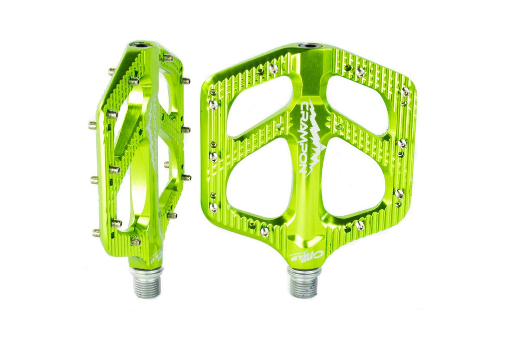 Canfield Bikes Crampon Mountain Pedals Fern Lime Green Pedals