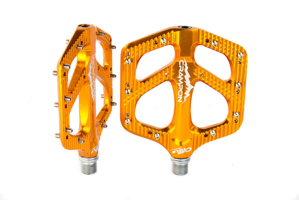 pedale orange mtb Canfield Bikes Crampon Mountain Pedals Orange Pedals Pedal Type