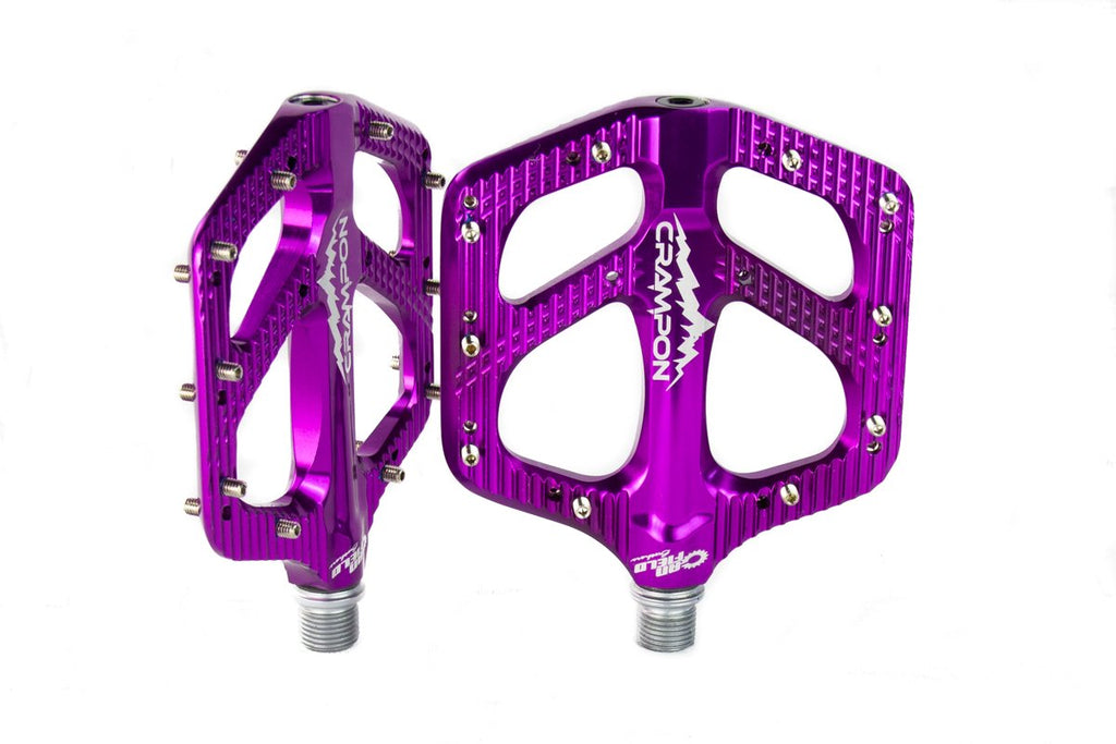 bike pedals purple Canfield Bikes Crampon Mountain Pedals Purple