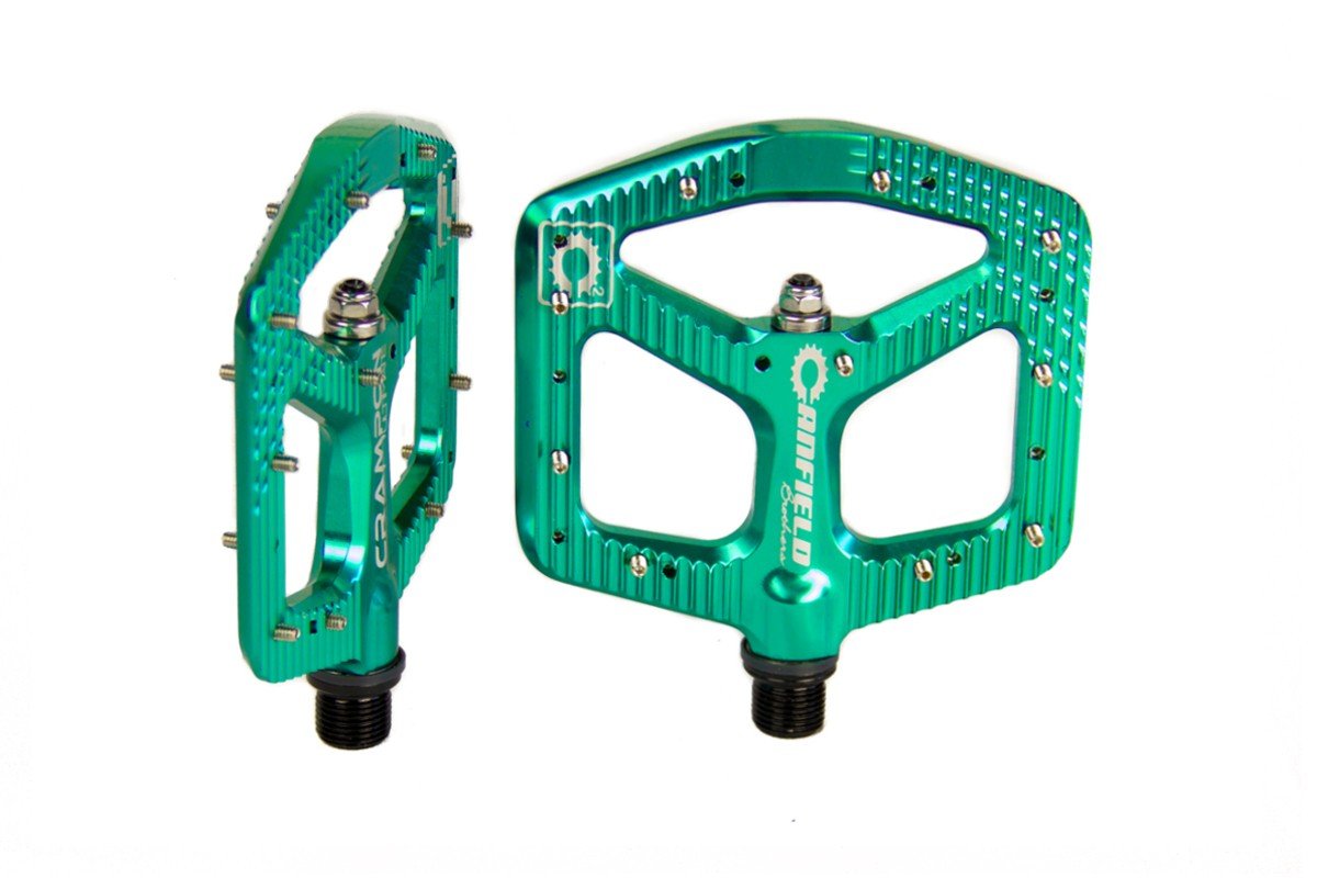 Canfield Bikes Crampon Ultimate Pedals Turquoise Pedals Pedal Type