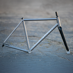 Stinner Refugio Podium Frameset, Polished Ti Logo Gravel Frame Refugio