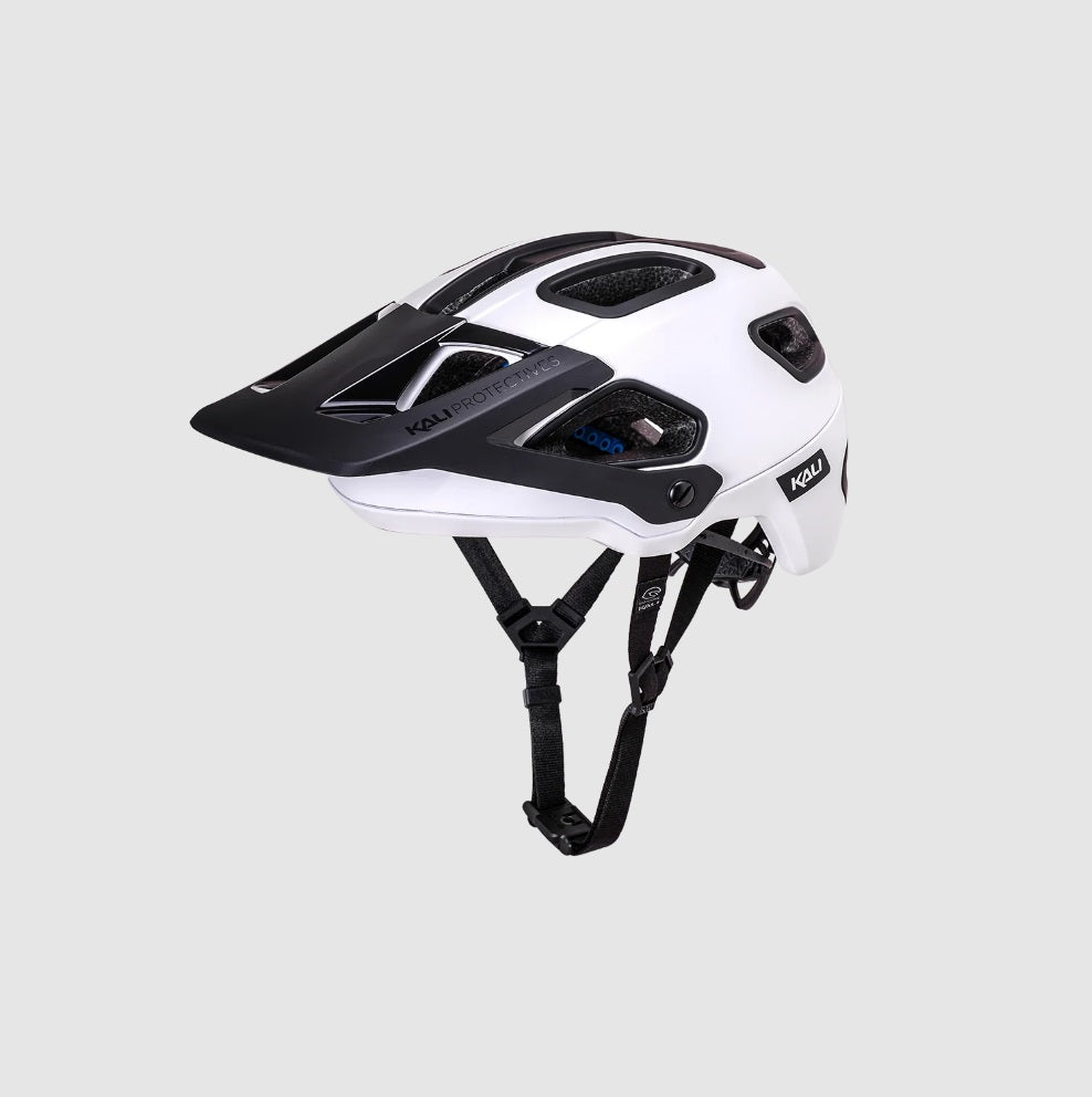 Kali Protectives Cascade LTD Solid - Matte White/Black, Large/X-Large MPN: 222223127 UPC: 847435033414 Helmets Cascade Helmet