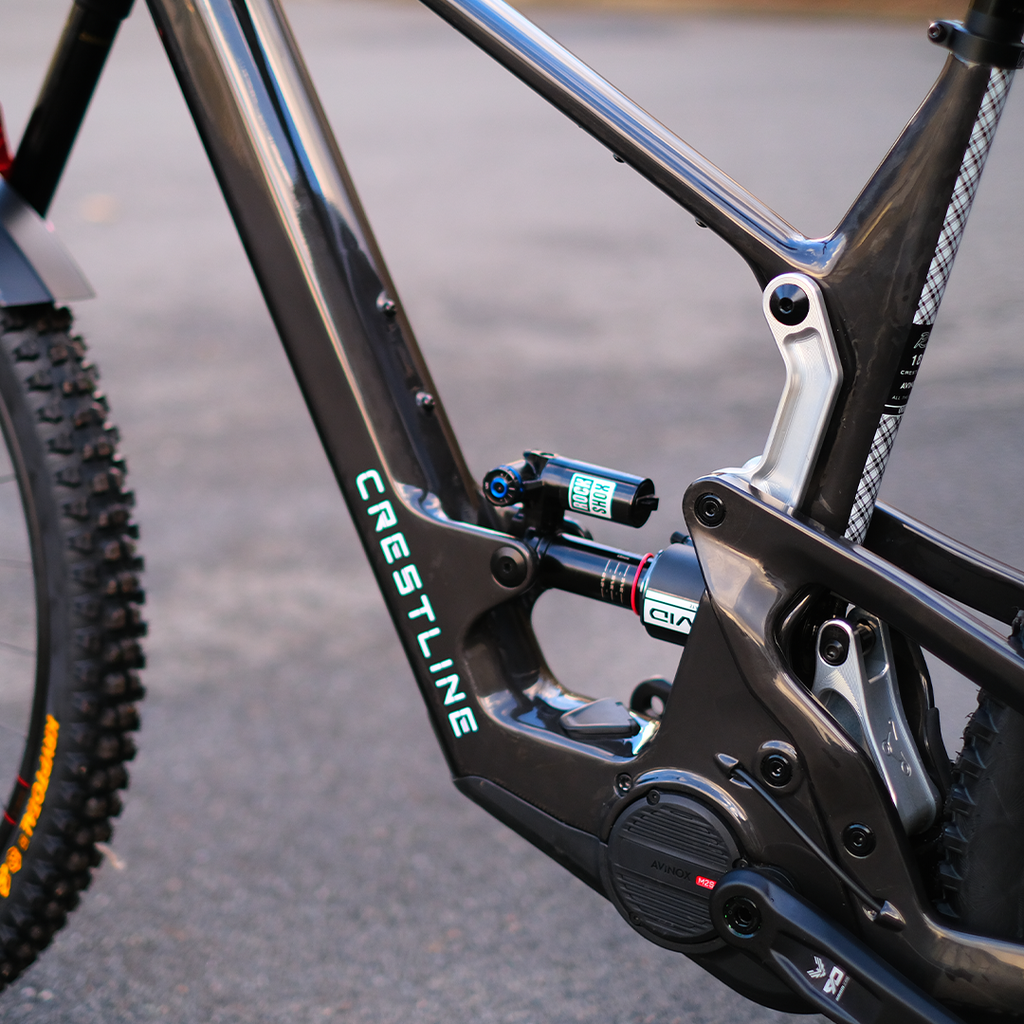 Crestline RS 181.2 Complete 2026 bike w/ NEW 700WH Premium cell battery - Raw Carbon Gloss - E-Mountain Bike - RS 181.2
