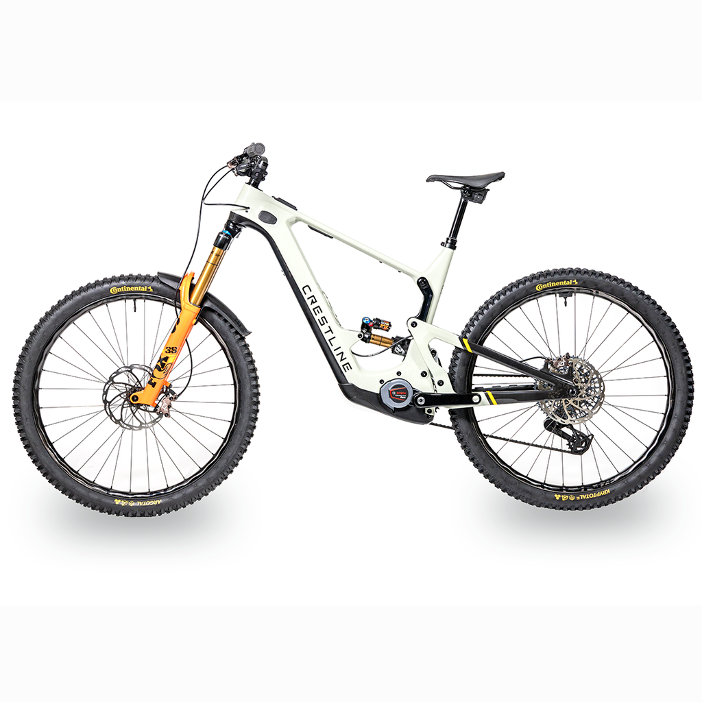 Crestline RS 180 Special Team Edition Bosch CX-R Motor - White E-Mountain Bike RS180