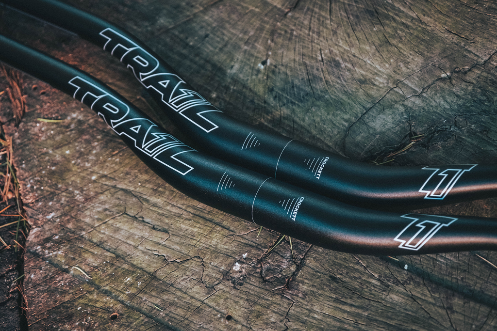 Trail One Components The Crockett Alloy Handlebar 35mm Diameter - 35mm Rise - Flat/Riser Handlebar - Crockett Alloy