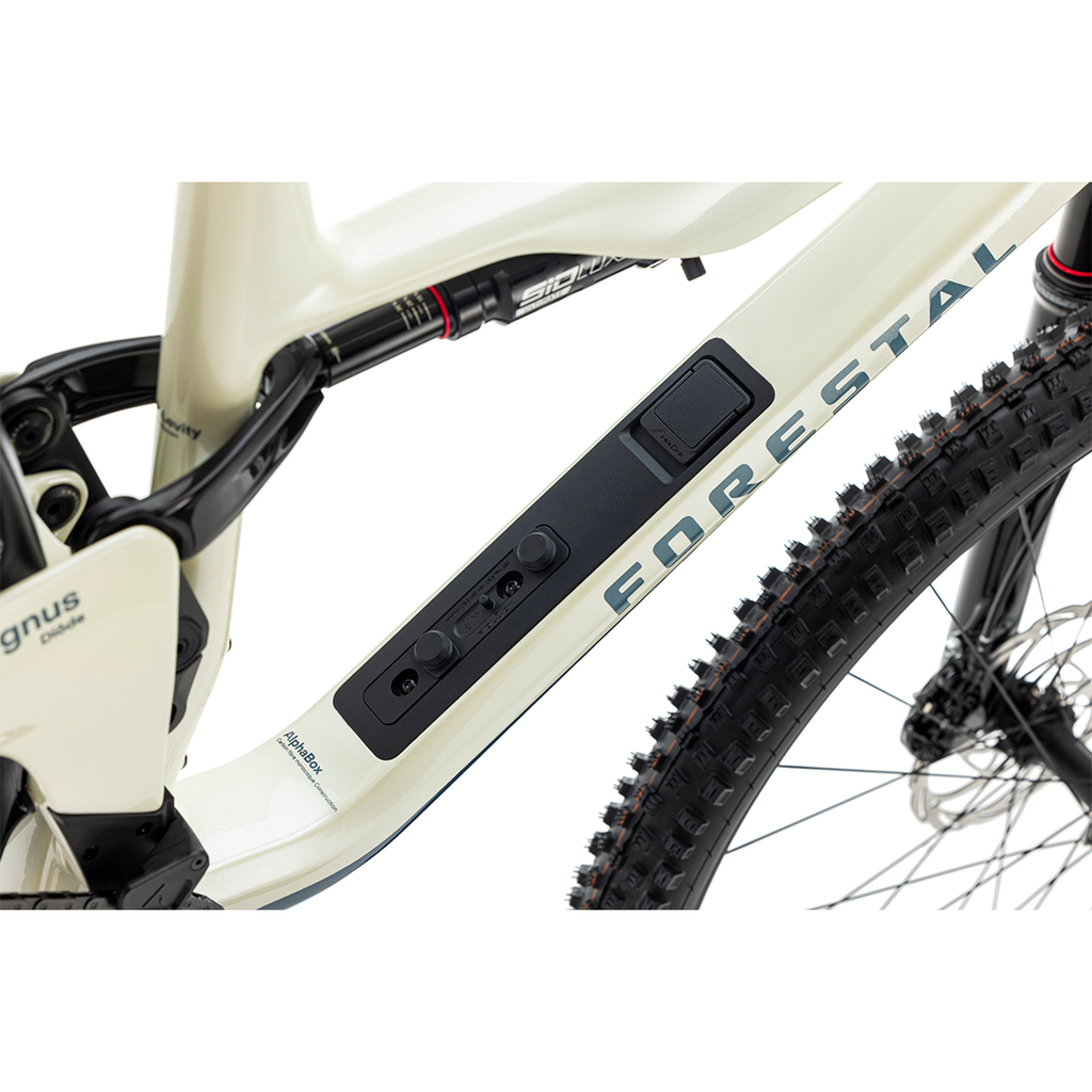 Forestal Cygnus Complete Bike w/ Diode Build, Pearl White / Blue - Mountain Bike - Cygnus