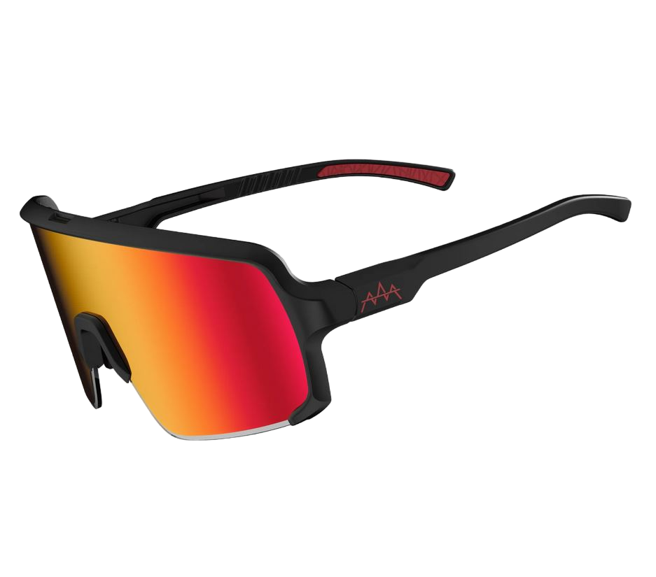 Dirdy Bird Peak Sunglasses Stealth Black, Active Inferno MPN: 034-00005 UPC: 0850034936765 Sunglasses Peak