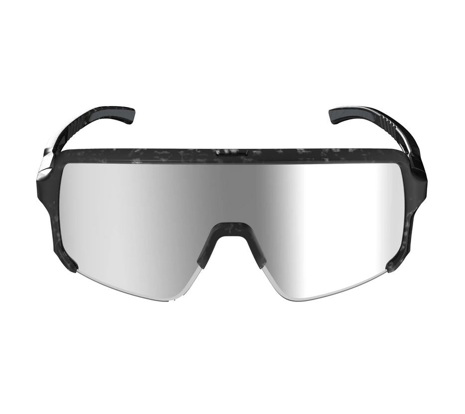 Dirdy Bird Peak Sunglasses, Black/Tortoise, Silver Mirror - Sunglasses - Peak