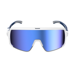 Dirdy Bird Peak Sunglasses Freeze, White/Navy, Blue mirror Lens - Sunglasses - Peak