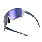 Dirdy Bird Peak Sunglasses Freeze, White/Navy, Blue mirror Lens MPN: 034-00003 Sunglasses Peak