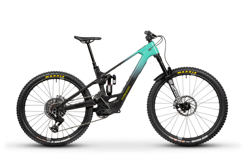 Forbidden Druid CorE 3 Complete E-Bike, Sram Eagle 90 w/ Rockshox Suspension, Electric Teal - E-Mountain Bike - Druid CorE
