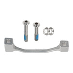 Trickstuff Post Mount Disc Adapter 23mm Silver, Ti Bolts MPN: BLAAPMDKL0000S Disc Brake Adaptor Post Mount Disc Brake Adaptor