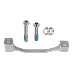 Trickstuff Post Mount Disc Adapter 23mm Silver, Ti Bolts MPN: BLAAPMDKL0000S Disc Brake Adaptor Post Mount Disc Brake Adaptor