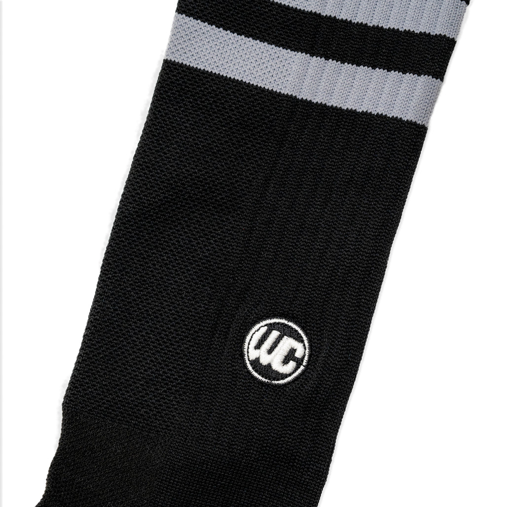 Worldwide Cyclery Crew Socks Stealth/Grey MPN: WC-SOCKS-Stealth-Grey Sock Crew